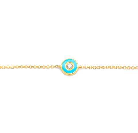 Turquoise Diamond Bracelet