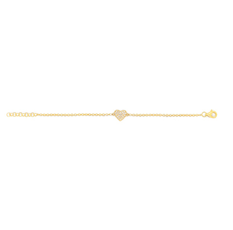 Heart Full of Love Diamond Bracelet