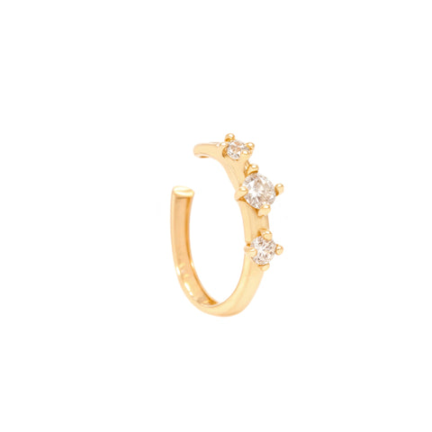 14k Triple CZ
