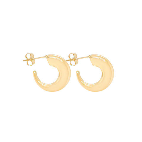 14k Half Hoop