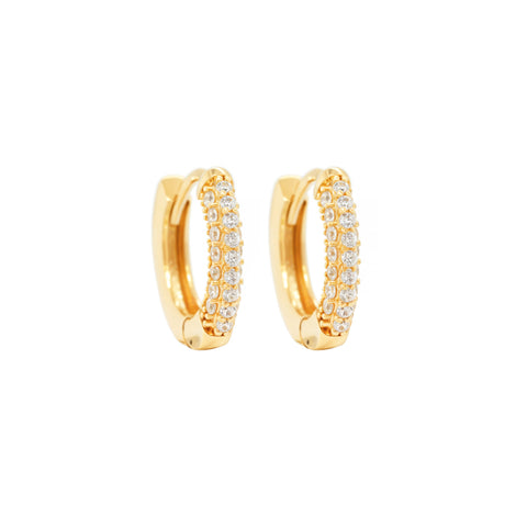 14k Shiny Huggie