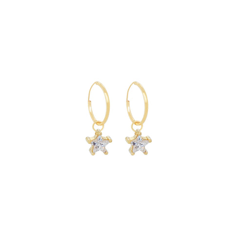 14k Starlight Endless Hoop