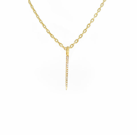 Diamond Bar with Chain