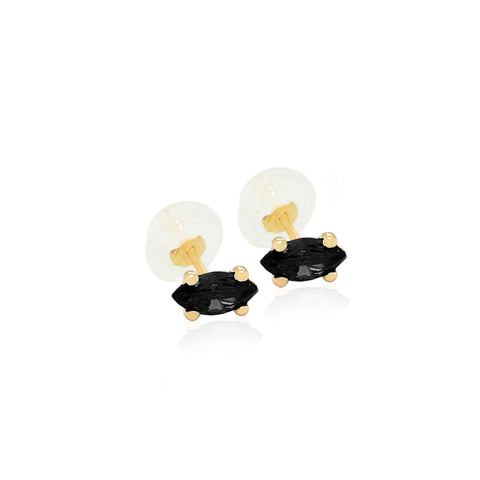 14k Marquise Medium  CZ Earrings