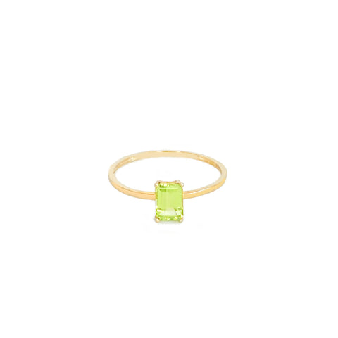 14K Paridot Ring