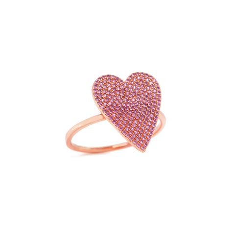 14k Pink Heart