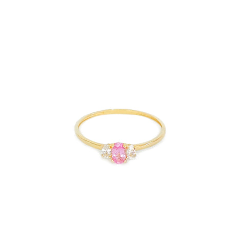 14k Rose Charm Ring