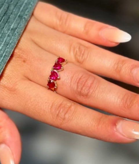 Red Heart Ring