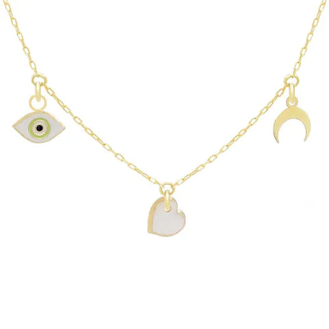 14k Customize Necklace - Mix & Match Charms - Customer's Product with price 489.00 ID 10GQMmprw02i8B0hqR_B-kVO