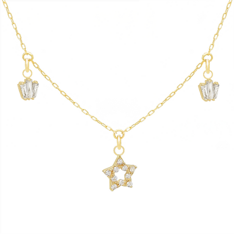 14k Customize Necklace - Mix & Match Charms - Customer's Product with price 263.00 ID 9Pk9z_nqHMSdFTywkfqW3eDx