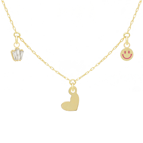 14k Customize Necklace - Mix & Match Charms - Customer's Product with price 239.00