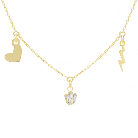 14k Customize Necklace - Mix & Match Charms - Customer's Product with price 239.00